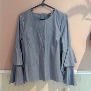 Blue Striped Women's Top